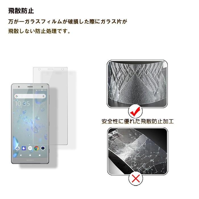 Xperia XZ2 SO-03K SOV37 強化ガラスフィルム 2.5D ソニーモバイル