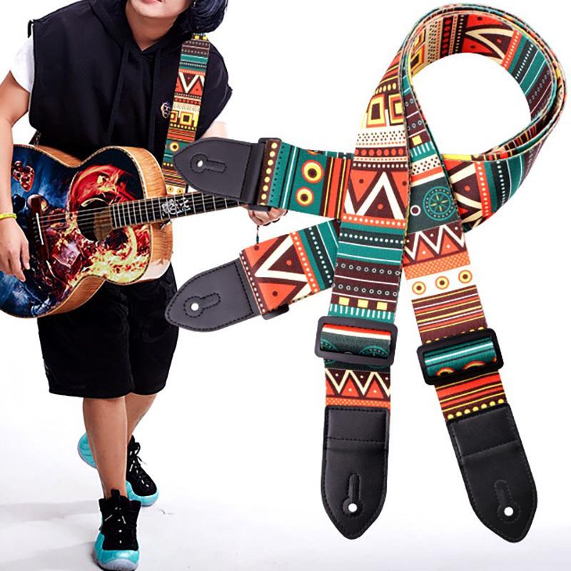 ギターストラップ PUレザー カラフル ベルト ギター ベース アコギ 用