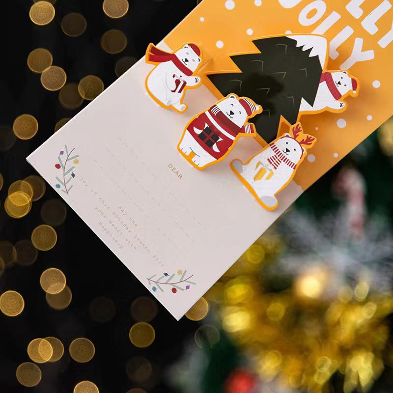アキト　クリスマスメッセージカード Amazon | クリスマスカード メッセージカード 10枚入り 名刺サイズ
