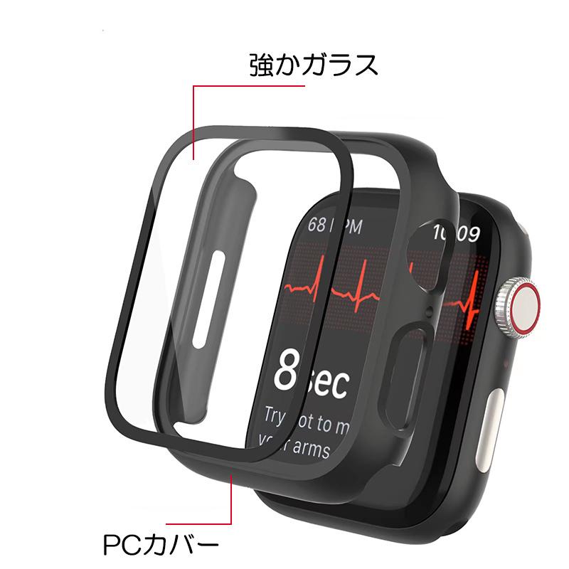 Apple Watch 7 41/45mm Apple Watch Series 7 41 45mm カバー 超薄型 カバー アップル ウォッチ 全面保護 ケース ガラスフィルム |  | 05