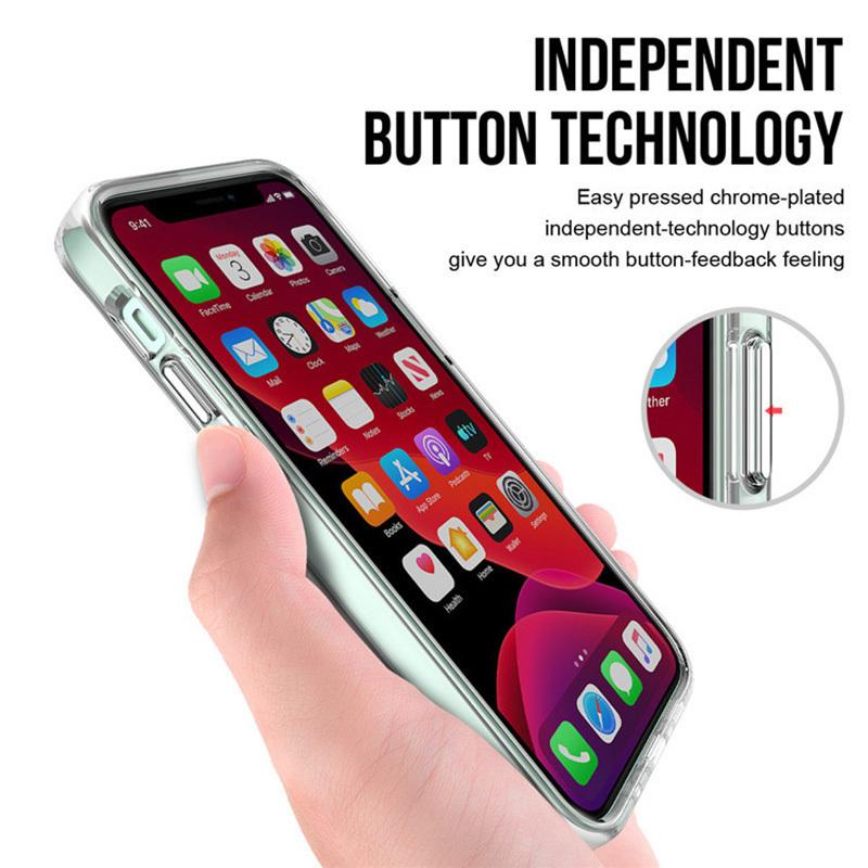 iPhone12 ケース アイフォン12 ケースiPhone 12 mini/12/12 Pro/12 Pro Max  ケース TPU+PC ケース 耐衝撃 透明 クリア 送料無料 |  | 03