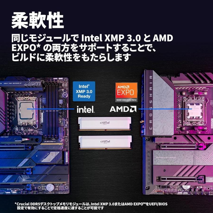 Crucial(クルーシャル) PRO (マイクロン製) デスクトップ用メモリ 16GB