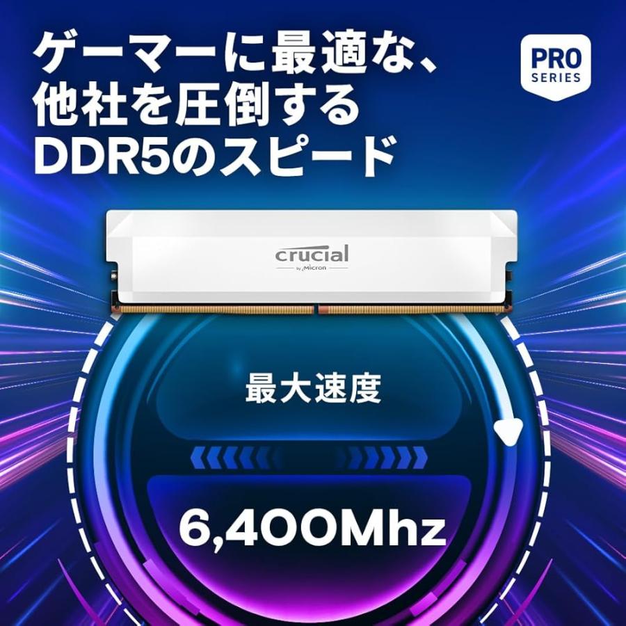 Crucial(クルーシャル) PRO (マイクロン製) デスクトップ用メモリ 16GB