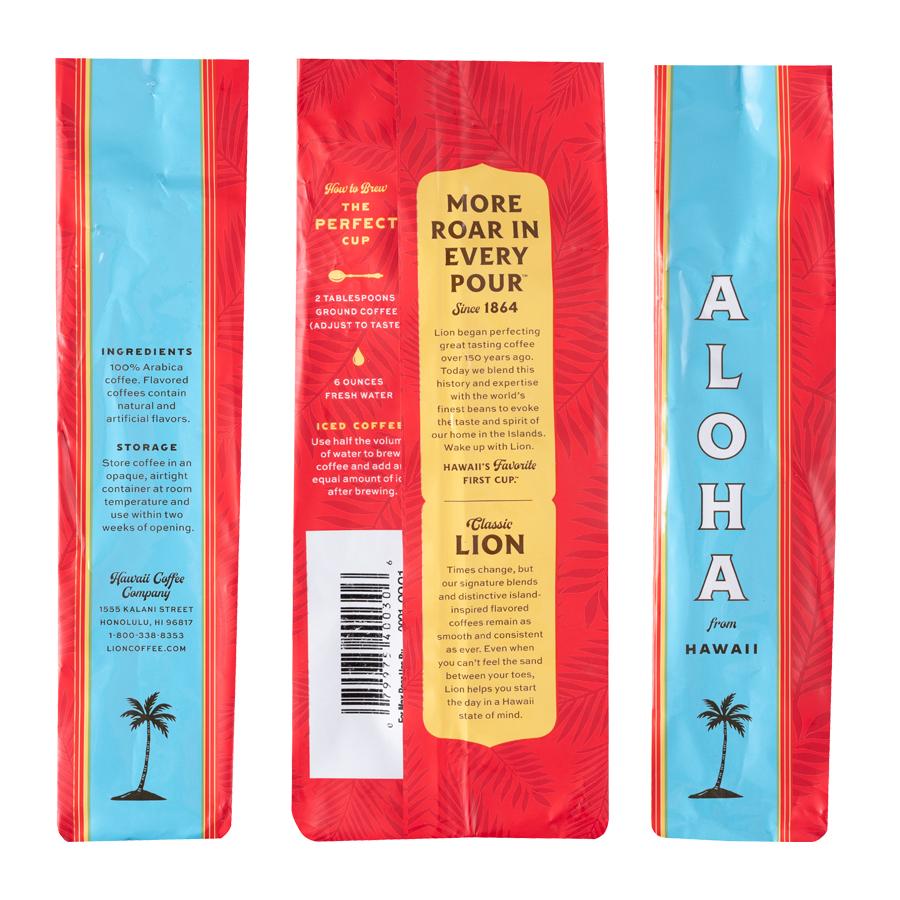 コーヒー フレーバー ライオンコーヒー 人気5種セット 198g 5パック 粉 Hawaii Coffee Company 081 アロハショッピングセンター 通販 Yahoo ショッピング