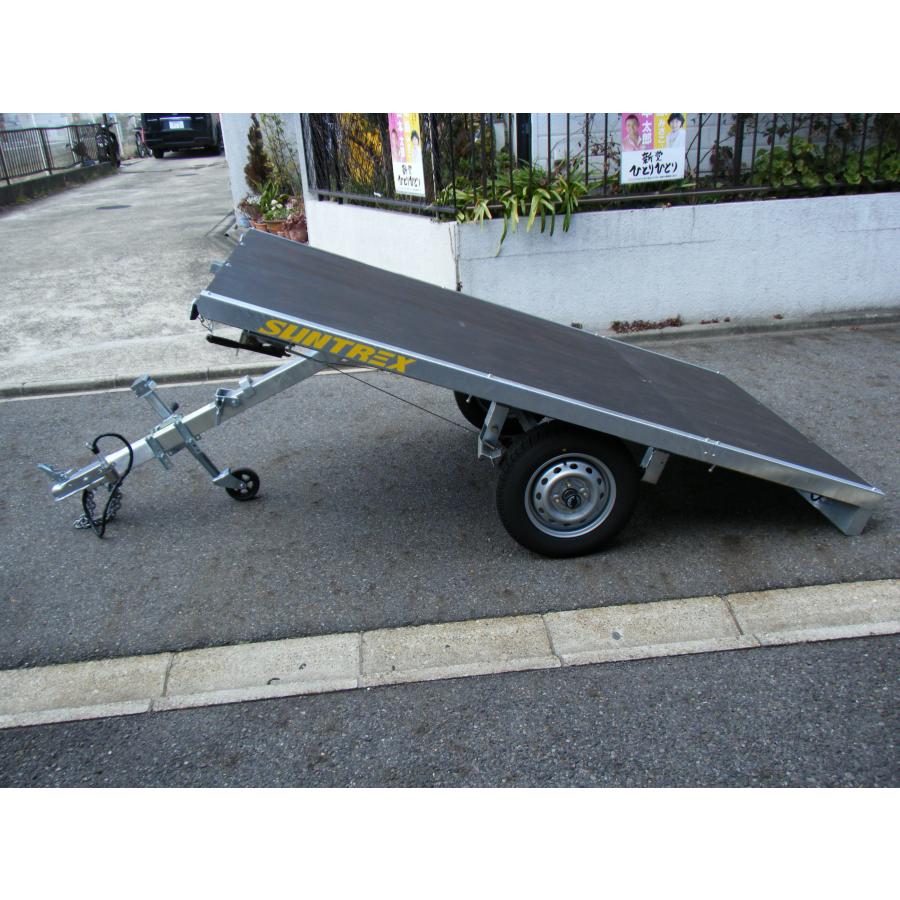 フルトレーラー(フルフラット)スノーモービル バギー 用