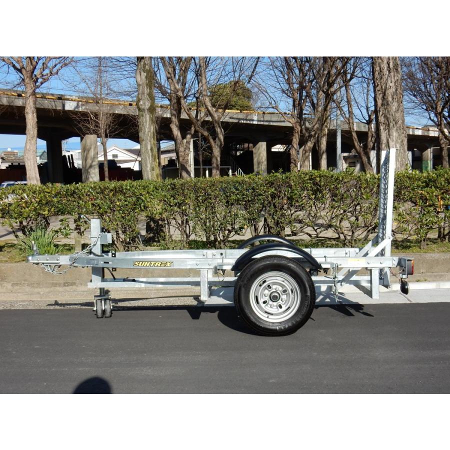 TRB サントレックス オートバイ バイク トレーラー メッキ仕様シルバー