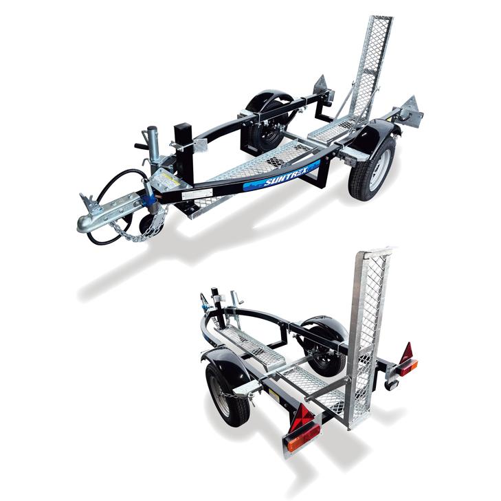 TRBHD サントレックス オートバイ バイクトレーラー 最大積載量350kg