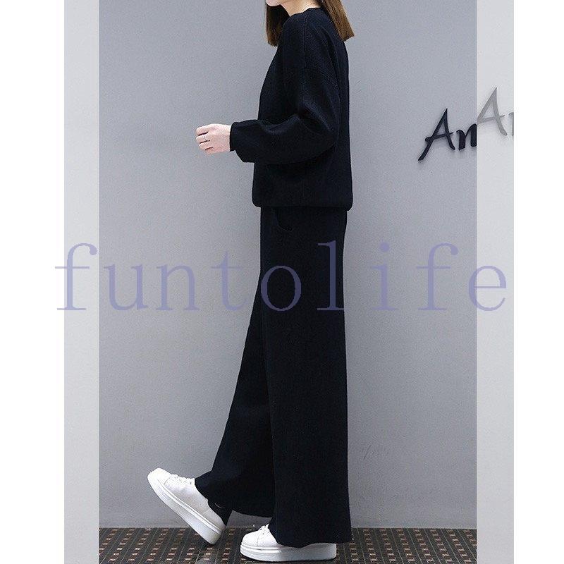 スウェット 上下 セットアップ レディース おしゃれ ジャージ ゆったり かわいい 上下セット ルームウェア パンツ リラックス パジャマ スポーツ|funtolife|06