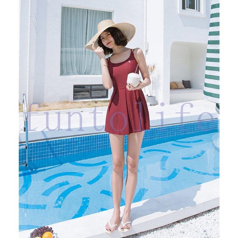 水着 レディース ワンピース 夏 体型カバー 韓国風 水着 可愛い キュート 海 ママ水着 プール リゾート 温泉 サマー ミズギ 水着流行り 盛れる Fun 2406nqjyr Funtolife 通販 Yahoo ショッピング