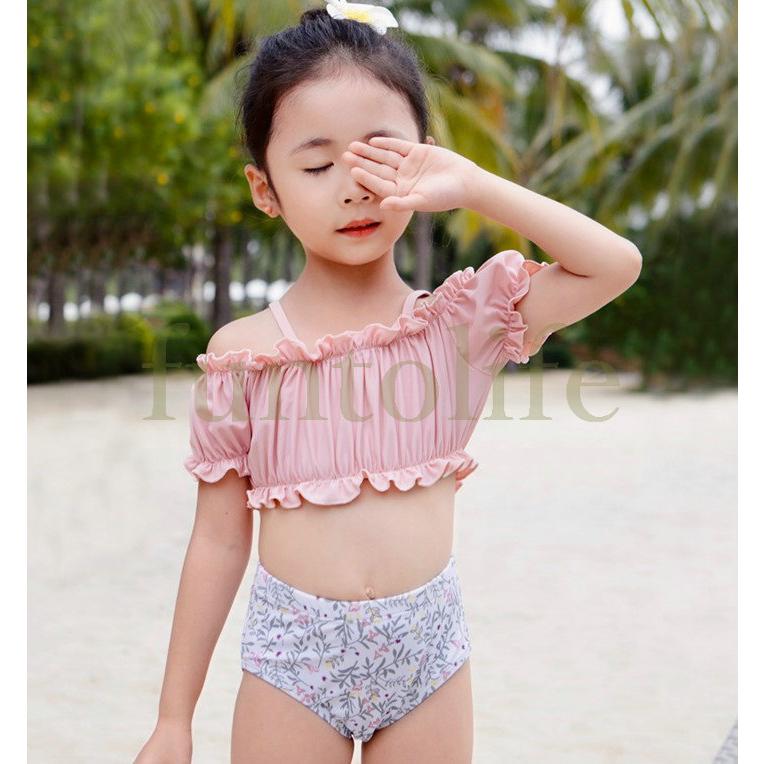 キッズ 水着 女の子 ビキニ セパレート 子供 3点 セット パンツ トップス フリル かわいい 女児 水遊び ピンク グリーン 90 100 110 1 130 140cm Fun 77evksg Funtolife 通販 Yahoo ショッピング