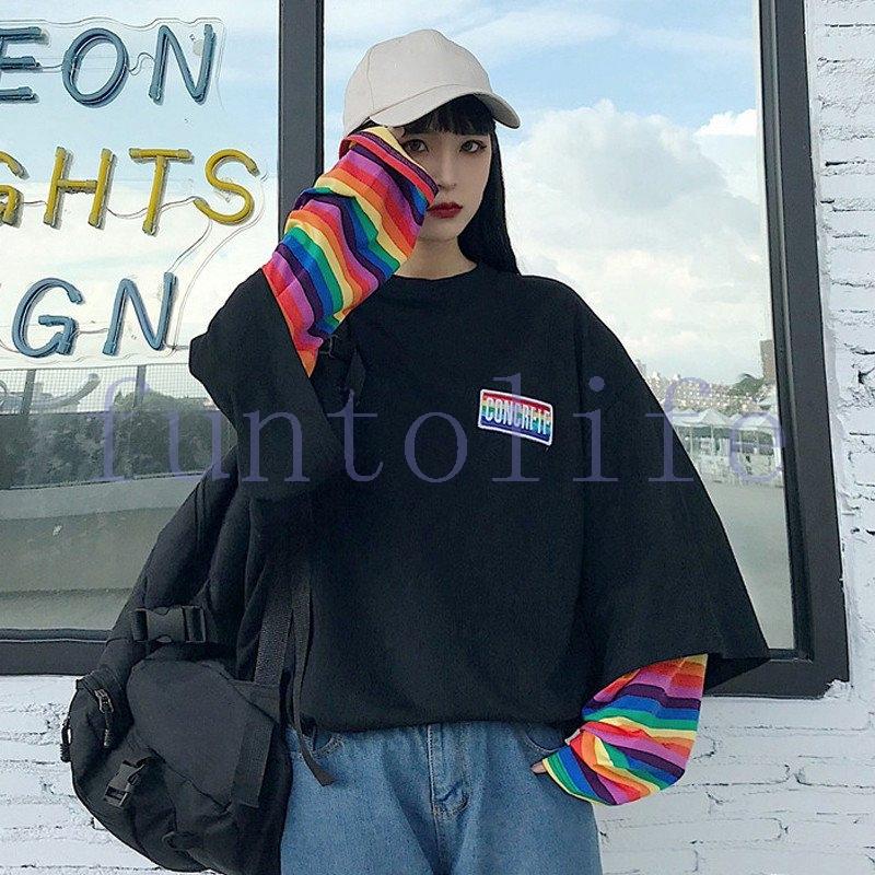 Tシャツ レディース 長袖 おしゃれ ゆったり 秋冬 トップス 新作 韓国系 原宿系 ヒップホップ K-POP ダンス ストリート カジュアル 柄 :fun-9858sedwd:FunToLife - 通販 - Yahoo!ショッピング Tシャツ レディース 長袖 おしゃれ ゆったり 秋冬 トップス 新作 韓国系 原宿系 ヒップホップ K-POP ダンス ストリート カジュアル 柄 :fun-9858sedwd:FunToLife - 通販 - Yahoo!ショッピング