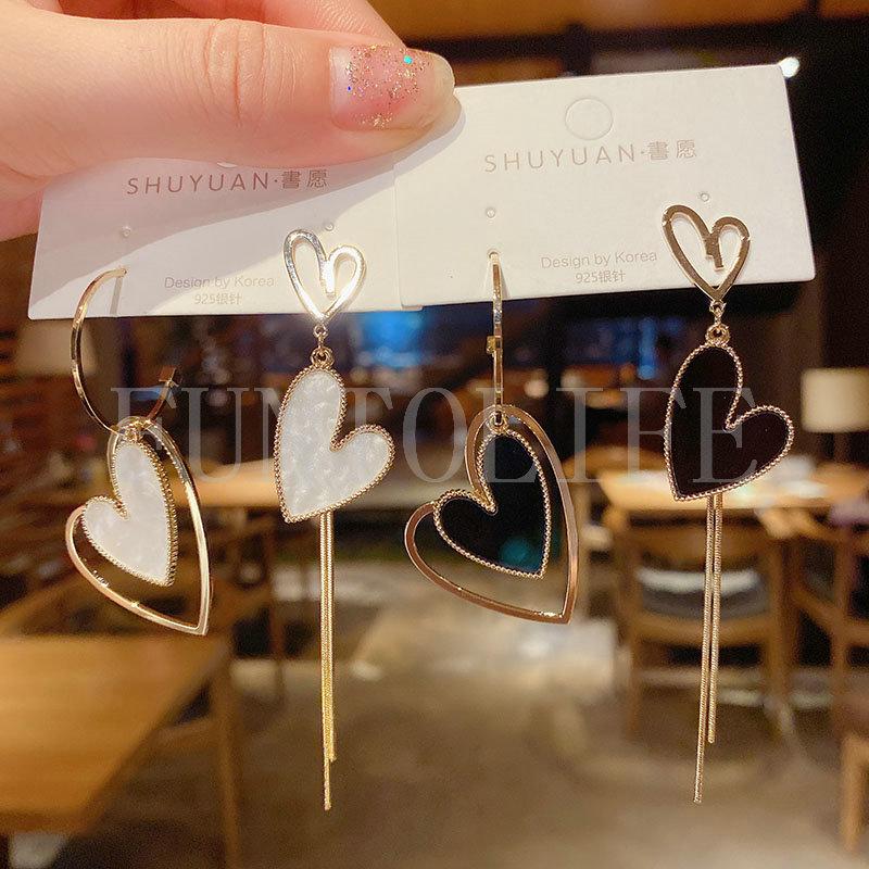 ピアス イヤリングレディース フリンジ シンプルハート ピアス フープ 揺れる ハートデザインレディース母の日 ギフト プレゼント代30代40代可愛いおしゃれ Funsy 4167 Funtolife 通販 Yahoo ショッピング