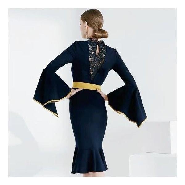 ワンピースドレス膝丈膝下ミモレ丈タイトマーメイド個性的レトロフリル袖ハイネックモードパーティードレス代30代40代 Rexxk Afeoc286 Funtolife 通販 Yahoo ショッピング