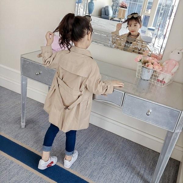 キッズ子ども服子ども服 女の子 秋冬トレンチコートひざ丈長袖韓国子供服バーバリージャケット風バーバリー風秋アウター綿コートこども服 Rexxk Xryvp924 Funtolife 通販 Yahoo ショッピング