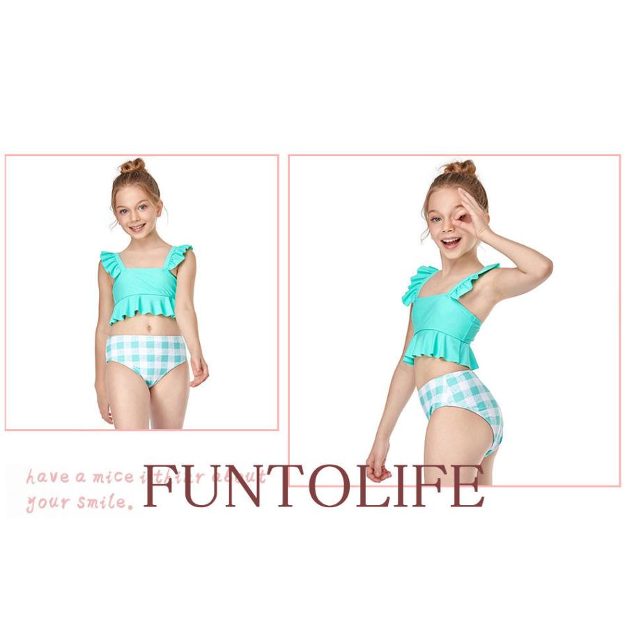 キッズ水着子供水着ビキニセパレート女の子タンキニ2点セットスパンコールおしゃれ温泉プール海ビーチ旅行 Rexxk Xtjwc510 Funtolife 通販 Yahoo ショッピング