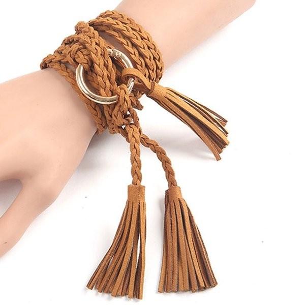 ロープベルトレディースベルトおしゃれ18カジュアル結び方巻くだけおしゃれコーデ着こなしスカートパンツワンピタッセル編み編み Rexxk Yucdz670 Funtolife 通販 Yahoo ショッピング
