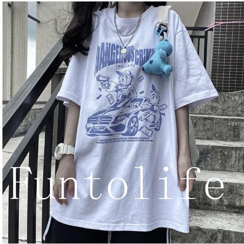 新作セール Tシャツ タイダイ柄 半袖 夏 ゆるい トップス 韓国ファッション 原宿系 Bf風 ヒップホップ ダンス ストリート風 カジュアル Xkunck Funtolife 通販 Yahoo ショッピング