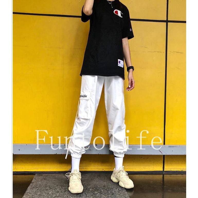 ボトムス カーゴパンツ スポーティ ヒップホップ ダンス 衣装 韓国ファッション ストリート風 個性的 服 原宿系 男女兼用 毎日激安特売で 営業中です