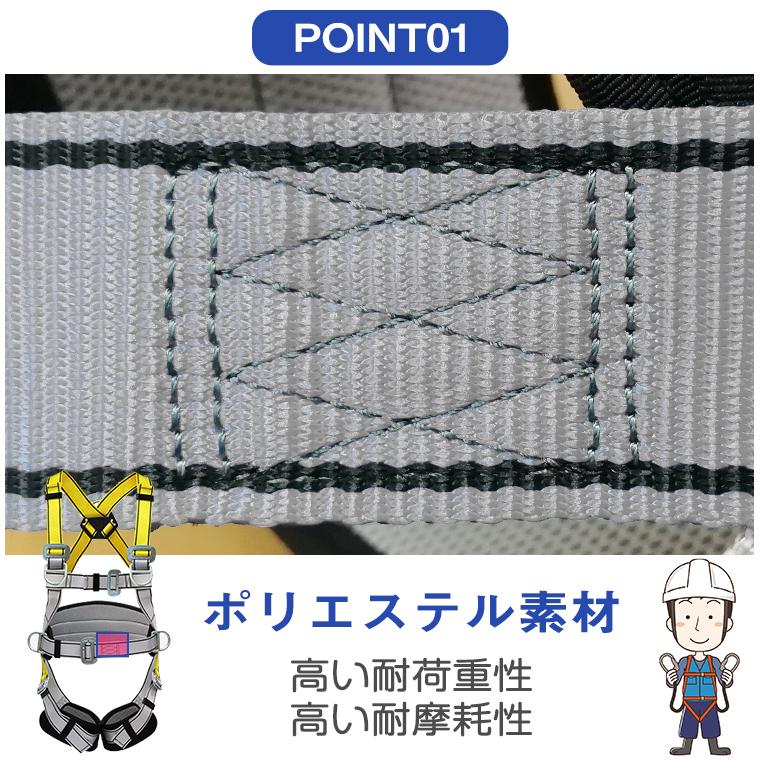 フルハーネス 安全帯 セット ランヤード 墜落制止用器具 2022 新規格
