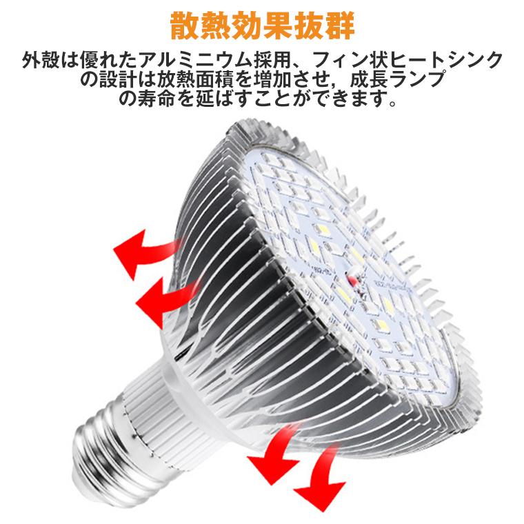 植物育成ライト LED 200個 E26 口金 電球 育苗ライト 観葉植物 多肉