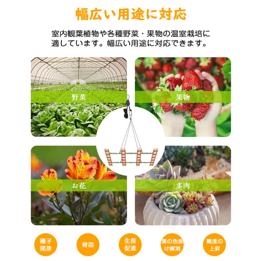 植物育成ライト LED 624個 パネル 室内 屋外 フルスペクトル 植物育成ライト LED 624個 パネル 室内 屋外 フルスペクトル