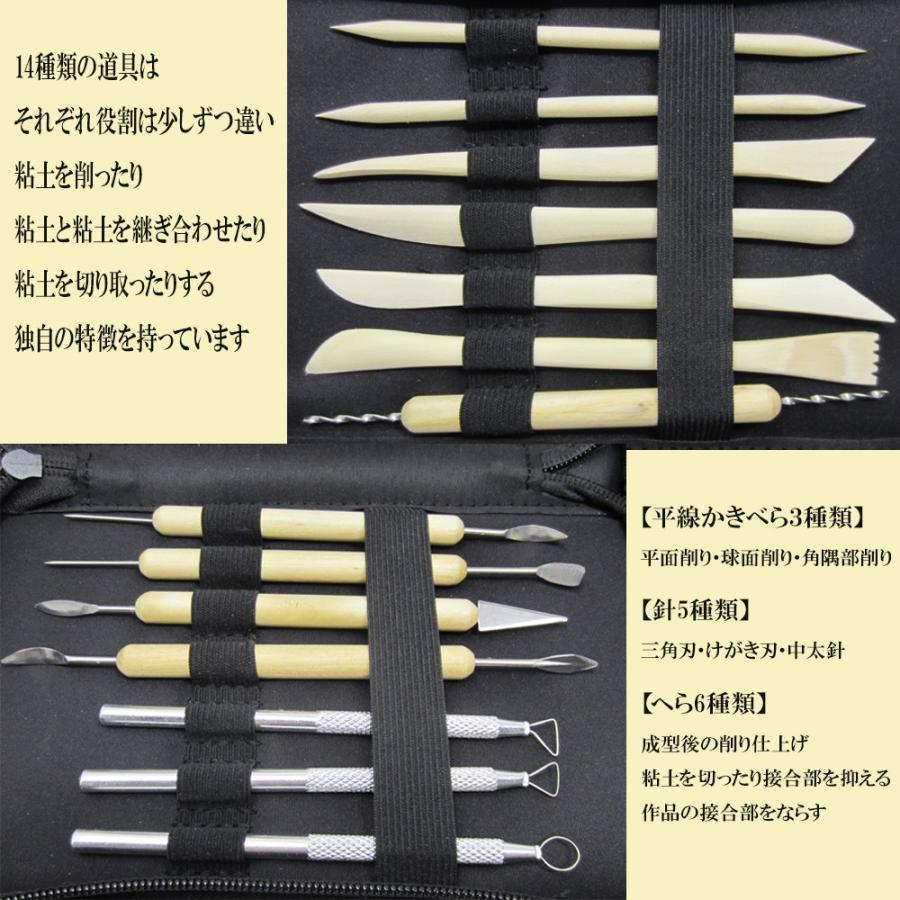 へら スパチュラセット かきベラなど粘土制作に必要な14種類の道具 ケース付 B07s9dy11x Fupuone 通販 Yahoo ショッピング