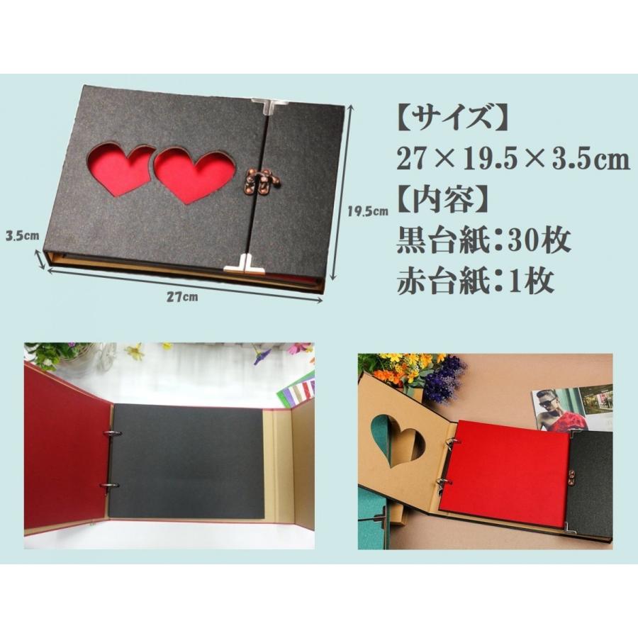 Fuputwo フォトアルバム 写真 スクラップブッキング アンティーク ハート窓 黒台紙30枚 B06xz3v2ky Fuputwo 通販 Yahoo ショッピング
