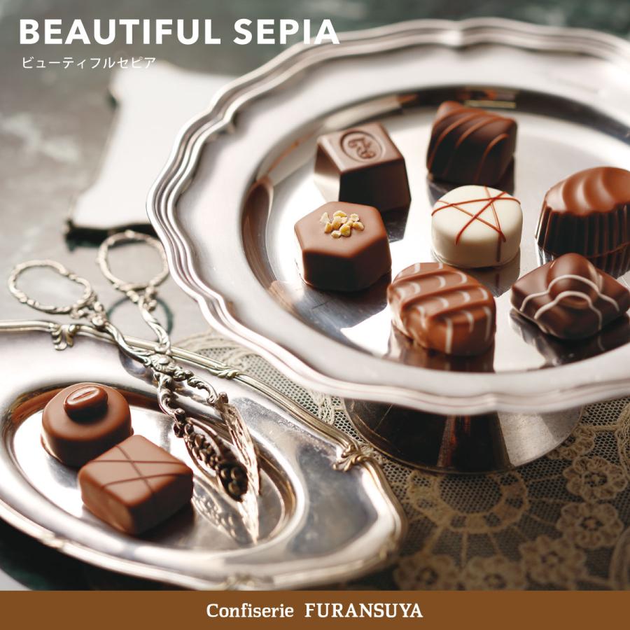 フランス屋製菓 1001 ビューティフルセピア 12個入｜京都 チョコレート