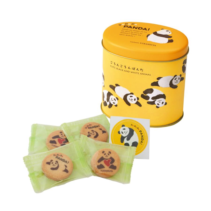 開運Luanaオリジナル✨️ミニリース✨️パンダちゃんつけられます フランス屋製菓 ごろんごろんぱんだクッキー｜ギフト パンダ フランス