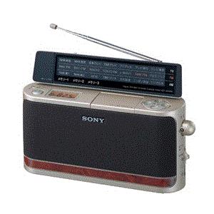SONY TV(1ch-12ch)/FM/AMラジオ ICF-A100V-N