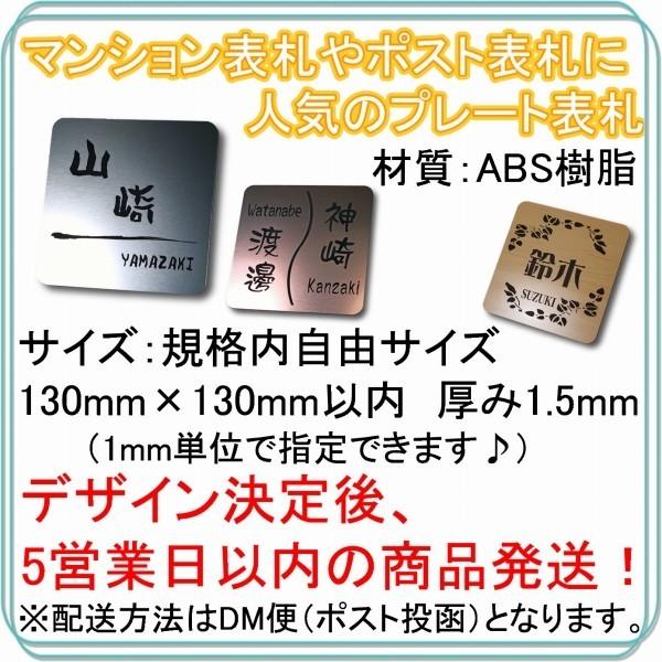 表札の卸屋さん 表札 人気 おしゃれ 規格内サイズ変更可能 アクリル