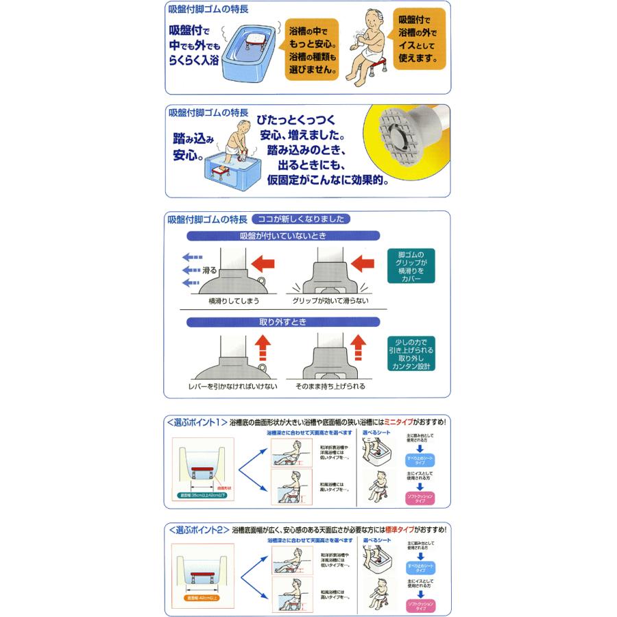 ▽S0340 安寿 ステンレス製浴槽台R“あしぴた”標準ソフトクッション