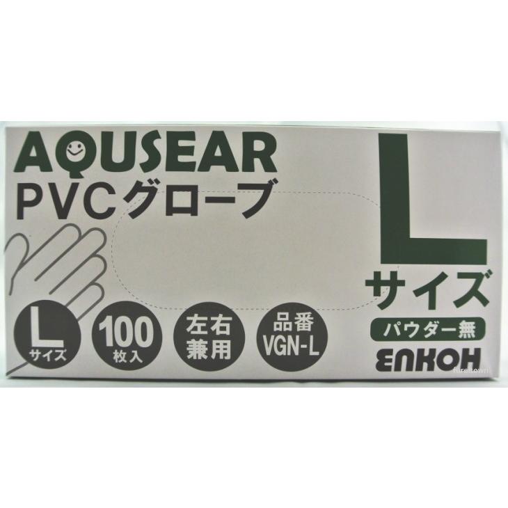 PVCプラスチックグローブ L(日本サイズM) 100枚入×10箱 パウダーフリー パウダーフリー プラスチックグローブ PVCグローブ Lサイズ 100枚