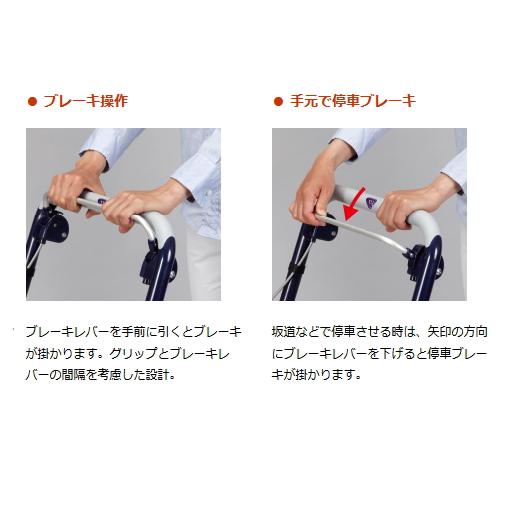 ▽W2152 AS-0275 スワレル 花柄ネイビーブルー お洒落な4輪