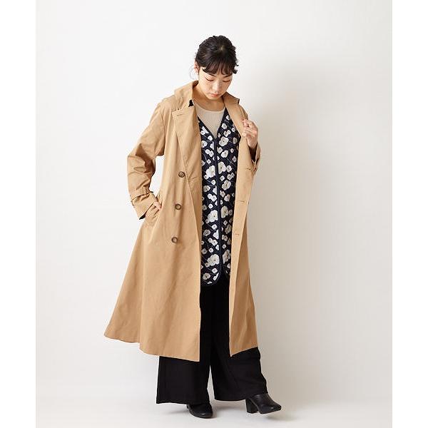 ライナー付きトレンチ ベージュ ふりふオリジナル レディース 和風 トレンチコート ロング アウター ライナー付き あったか カジュアル 大人トレンチ 0610 6 ふりふ 通販 Yahoo ショッピング