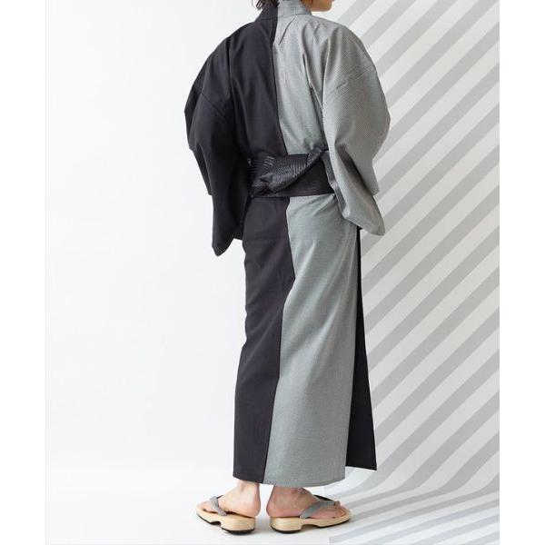 メンズ 浴衣 仕立て上がり おしゃれ メンズ片身細チェック ふりふオリジナル 男性ゆかた 黒 グレー ギンガムチェック 無地 片身合わせ 清涼感 ｍサイズ 0651 4 630 ふりふ 通販 Yahoo ショッピング