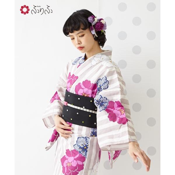 最新人気 浴衣 ストライプぼたん ふりふセレクト浴衣 レディース ゆかた Yukata 総柄 白地 縞 牡丹 レトロ モダン 粋 涼しげ お洒落 華やか シンプル 超目玉 Teslaimagem Com Br