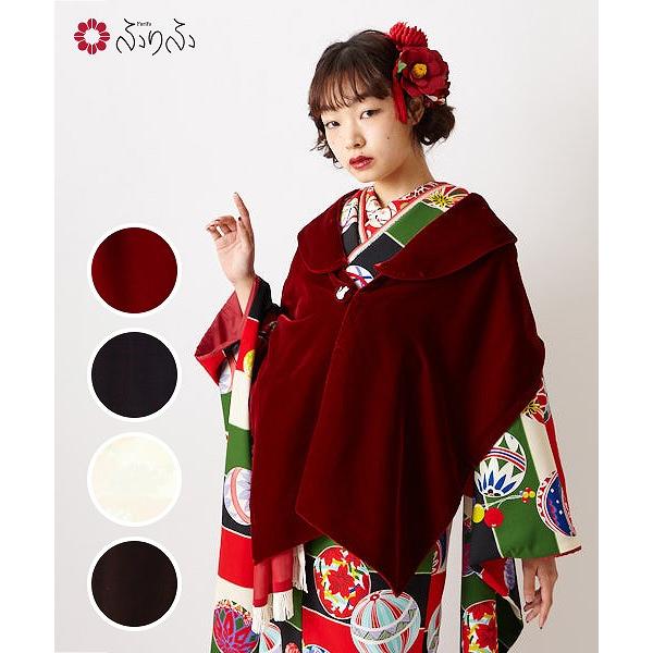 公式 ふりふ ふりふベルベットショール Br りふオリジナル 大正ロマン ショール 羽織り ストール ケープ 女性 フリー 着物 振袖 袴 成人式 卒業式 結婚式 0657 6 ふりふ 通販 Yahoo ショッピング