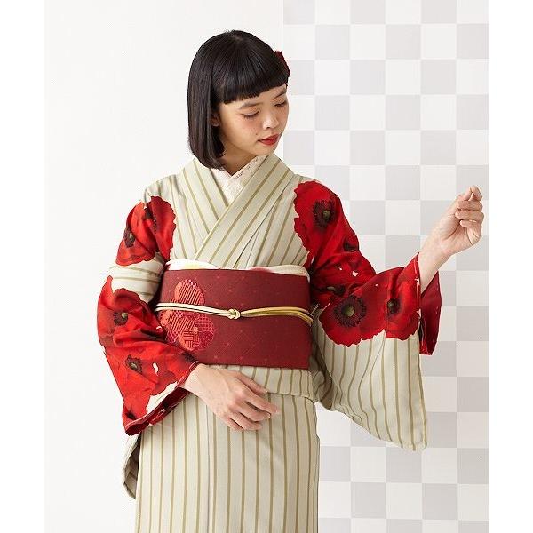 公式 ふりふ 単品 小紋 人気ショップが最安値挑戦 姉萌音 Lt Brgt 洗える着物 大正ロマン きもの 着物 仕立て上がり プレタ 和装 花柄 和服 レトロモダン フリーサイズ 女性 個性的