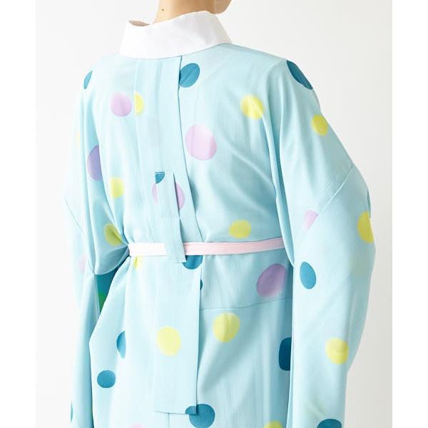 送料無料 長襦袢 振袖用 ドット楊流振袖長襦袢 長襦袢 長じゅばん 洗える フリーサイズ 洗える襦袢 洗える長襦袢 お仕立て上がり 和装 ドット柄 水玉柄 大正ロマン 100 本物保証 Skylanceronline Com