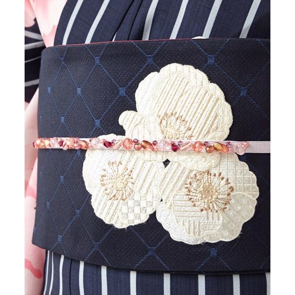 帯締め Obiジュエリーふりふオリジナル ゆかた 浴衣 小物 着物 振袖 帯締め 帯飾り 三分ひも ビーズ シルク 絹 日本製 レトロ モダン かわいい お洒落 華やか 0667 3 ふりふ 通販 Yahoo ショッピング