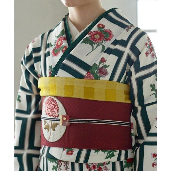 帯締め ステッチ ふりふオリジナル 帯締 小物 着物 振袖 帯締め 帯飾り ライン ステッチ 配色 シルク 絹 日本製 レトロ モダン かわいい 0667 6 ふりふ 通販 Yahoo ショッピング