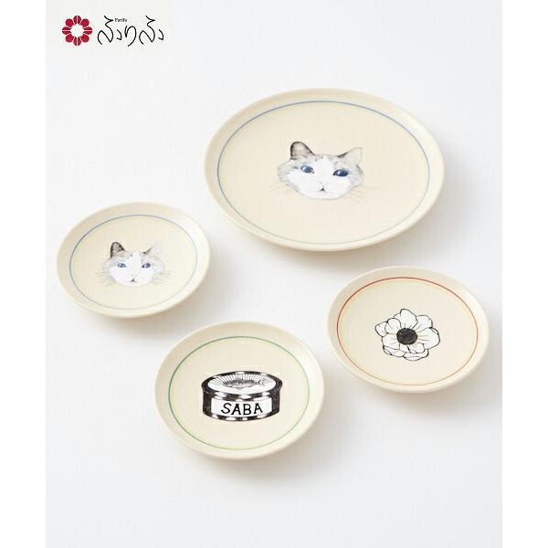 猫物語皿4点セット 公式 ふりふ 和柄 和風 和 猫 ねこ イラスト ギフト 陶器 伝統 工芸 絵付け 作家 お祝 プレゼント 食器 テーブルウェア 箸置き カトラリー 皿 21年レディースファッション福袋特集