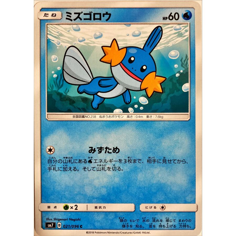 ポケモンカード みず ミズゴロウ 021/096 コモン : フリーアイYK