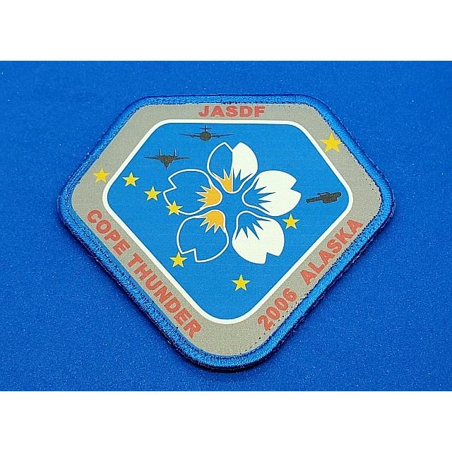 ワッペン JASDF 航空自衛 F-15 イーグル COPE THUNDER コープサンダー 2006 アラスカ ベルクロあり/中古 | 