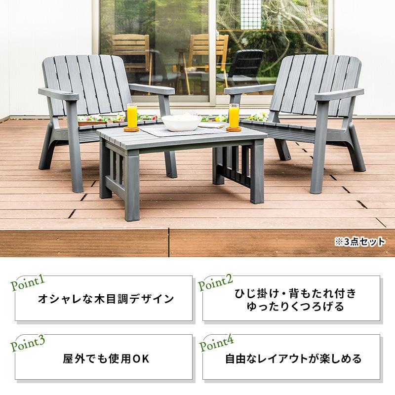 MINT ガーデンテーブルセット 4点セット ガーデンチェア ガーデン