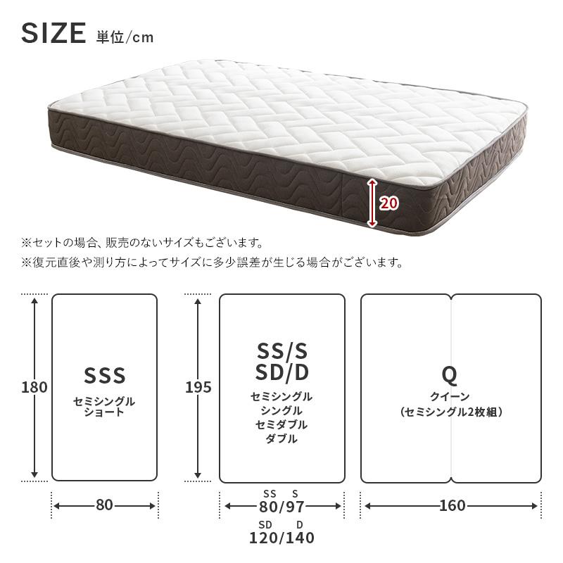 ダブルスプリングマットレス&すのこセット MINT すのこベッド ベッド マットレスセット ダブル ダブルベッド