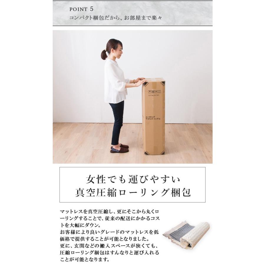 MINT マットレス シングル ポケットコイル ユーロトップ ピロートップ