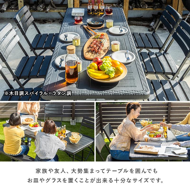 ポストジェネラル　フォールディングラタンテーブル 2台セット‼️ POST GENERAL｜FOLDING RATTAN TABLE -BY THE AROROG