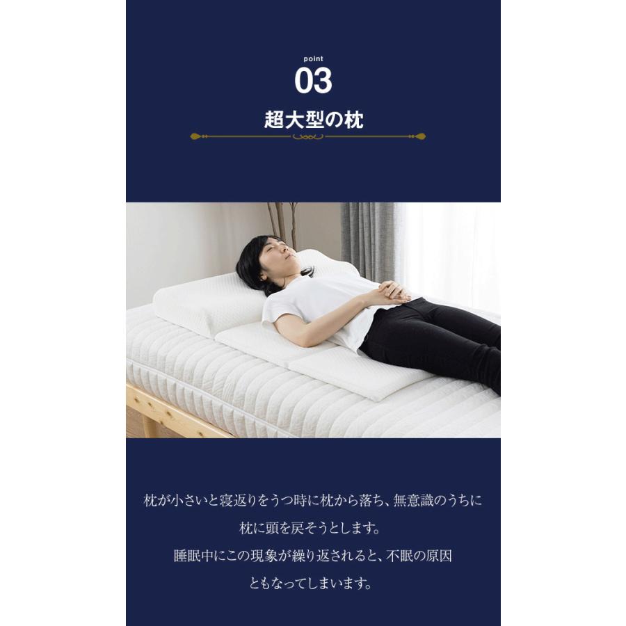 MINT 枕 まくら やや硬め 枕 ピロー 安眠枕 快眠枕 大 大きい枕 高さ